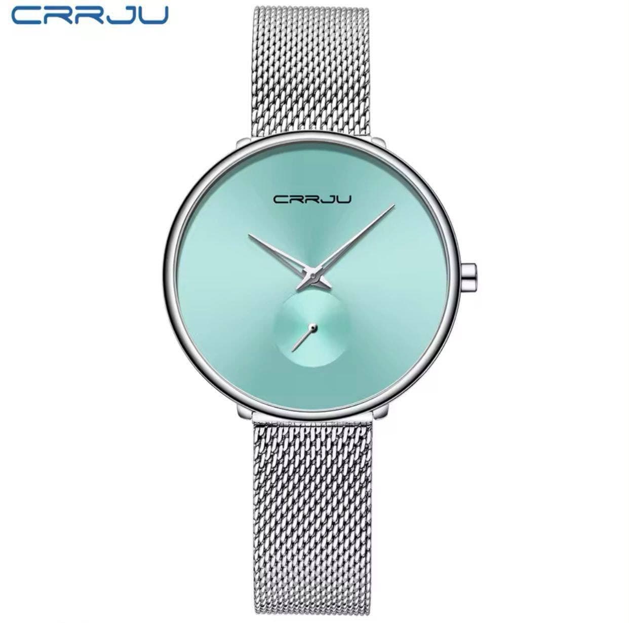 CRRJU Mesh Strap Water Resistant Ladies Watch