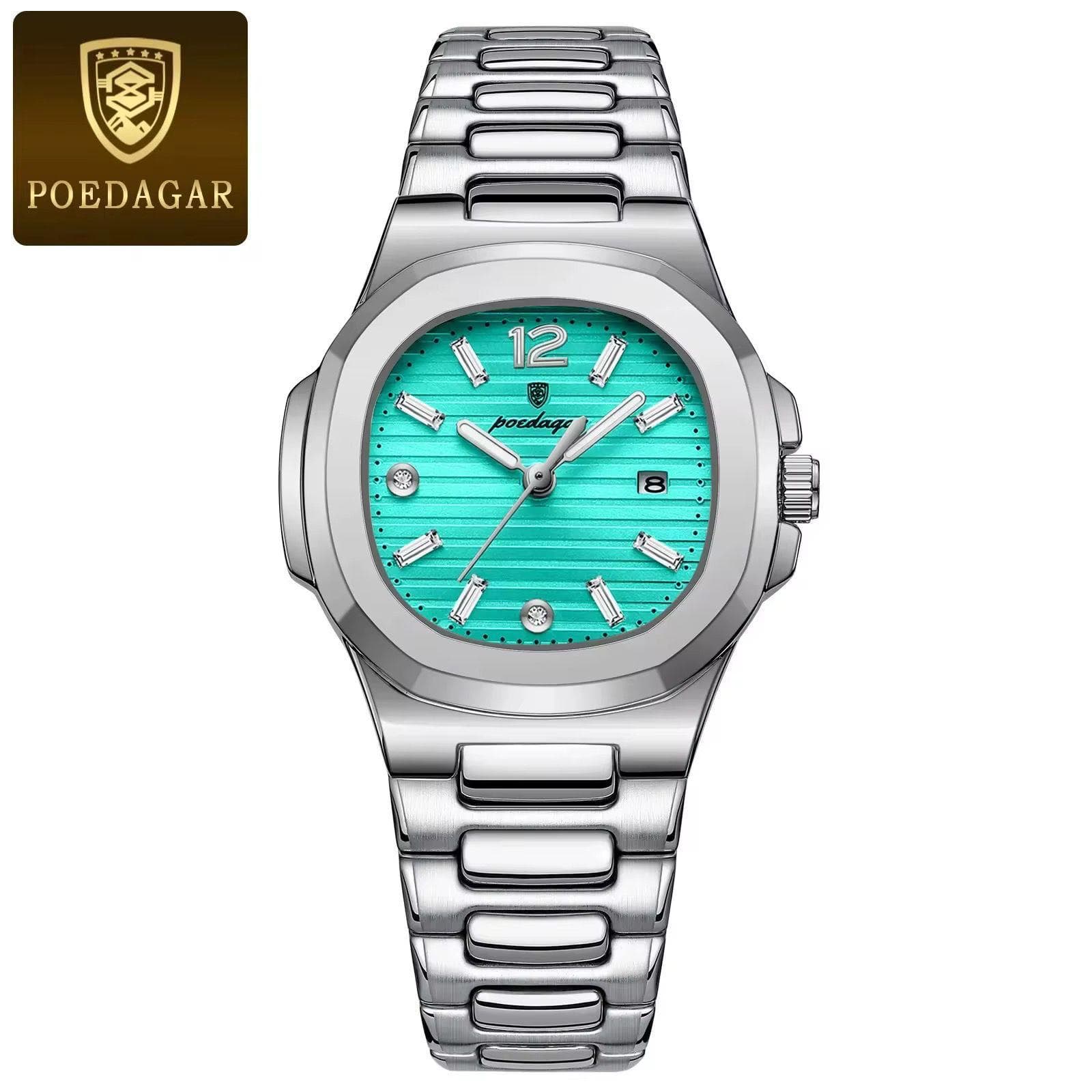 Poedagar 708 Water Resistant Stainless Steel Ladies Watch