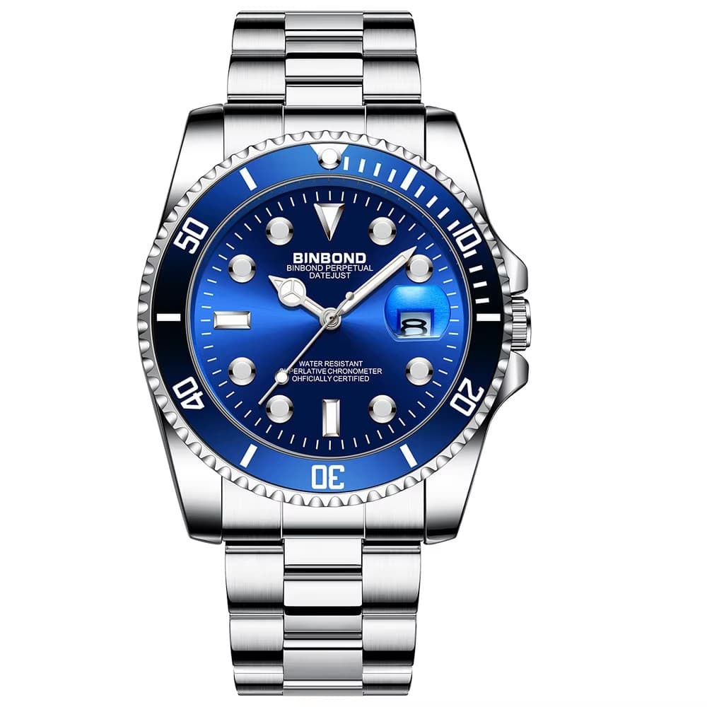 Binbond 920 Water Resistant Stainless Steel Mens Watch