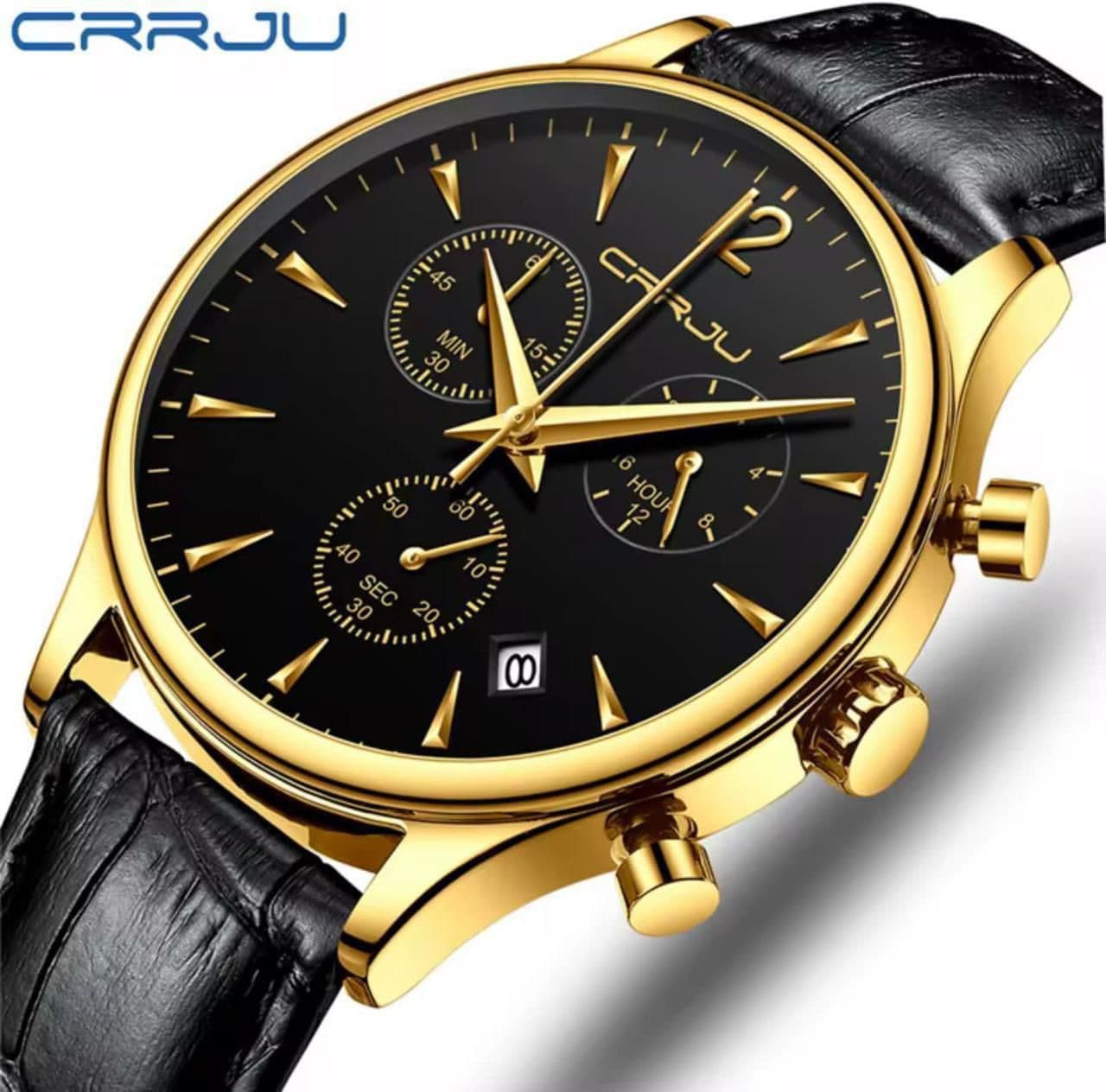 MEGIR Chronograph Full Chronograph Date Display Stainless Steel Mens Watch