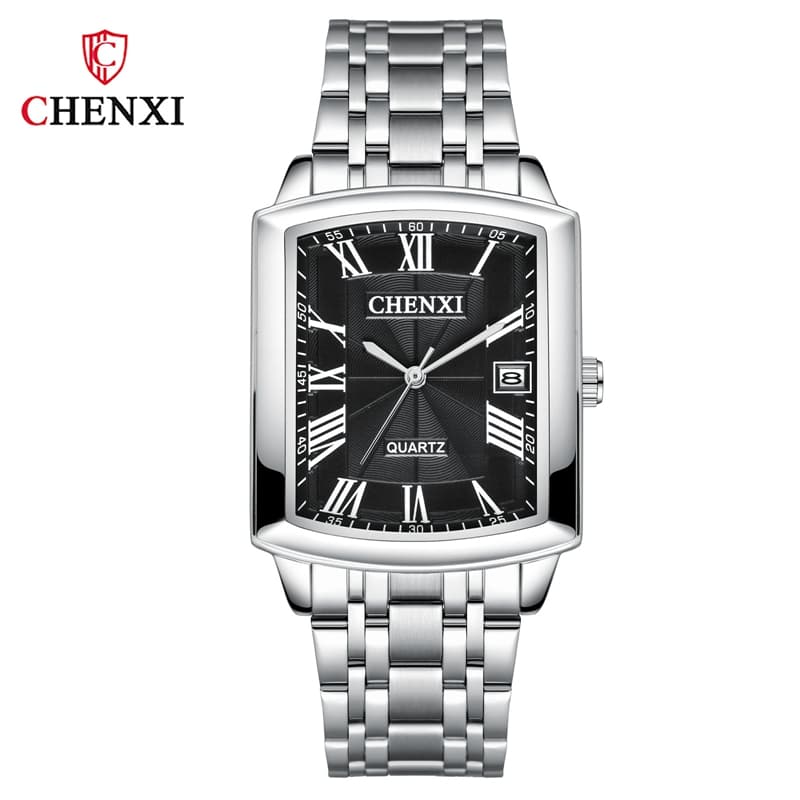 CHENXI 079A Water Resistant Date Display Stainless Steel Men's Watch